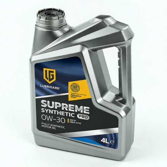 Моторное масло Lubrigard Supreme Synthetic PRO, 0W-30, 4 л, синтетика