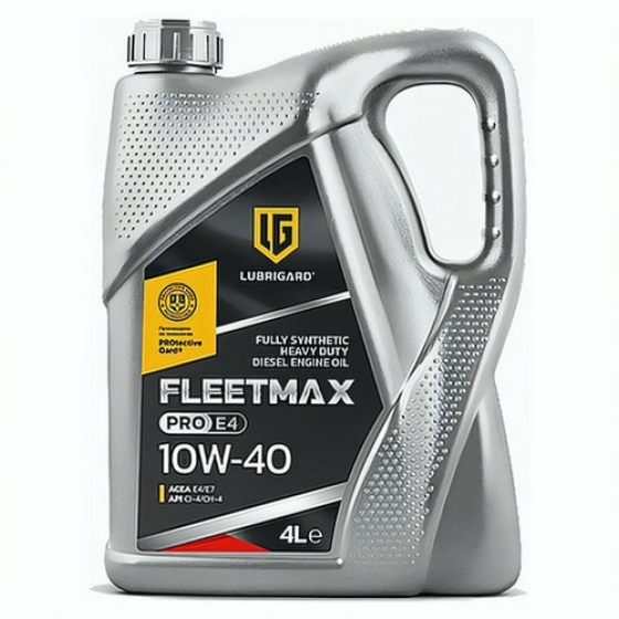 Моторное масло Lubrigard Fleetmax PRO E4, 10W-40, 4 л, синтетика