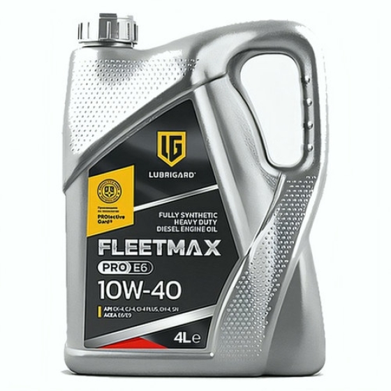 Моторное масло Lubrigard Fleetmax PRO E6, 10W-40, 4 л, синтетика