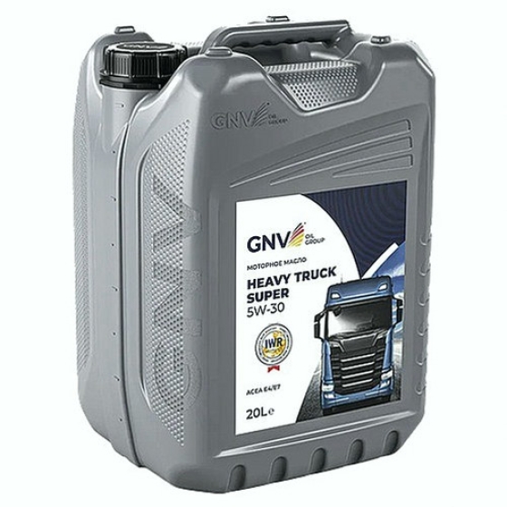Грузовое масло GNV Heavy Truck Super, 5W-30, 20 л, синтетика