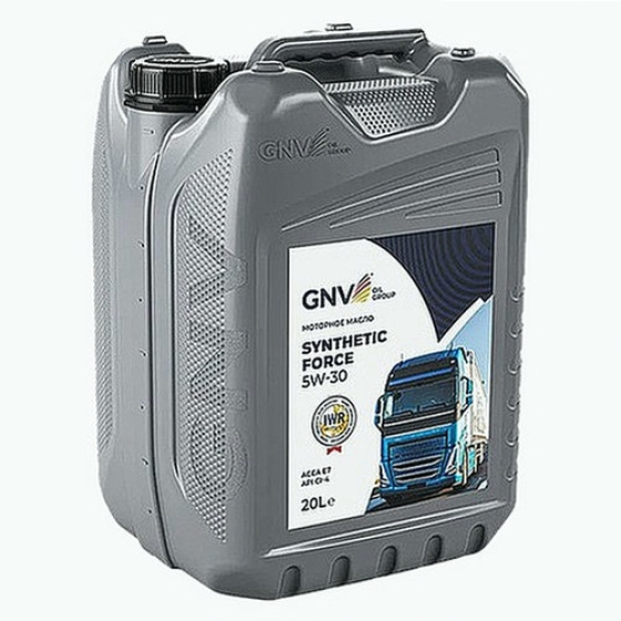Моторное масло GNV Synthetic Force, 5W-30, 20 л, синтетика