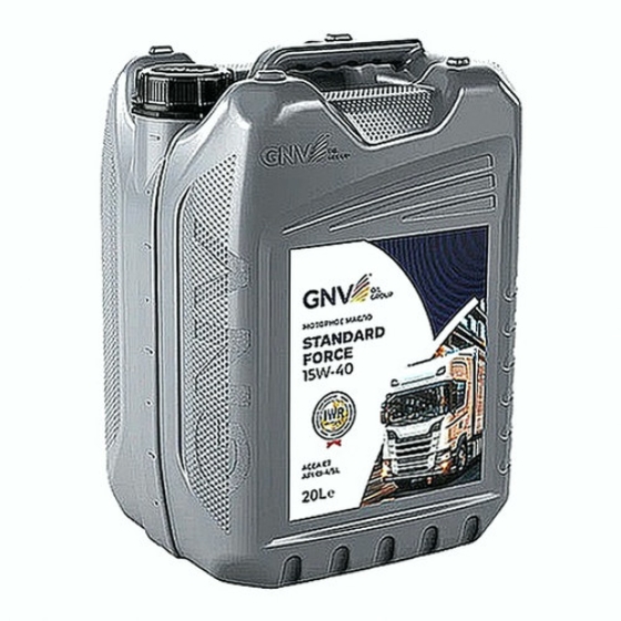Грузовое масло GNV Standard Force, 15W-40, 20 л, минеральное