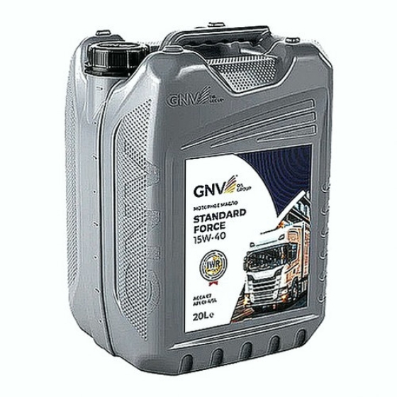 Грузовое масло GNV Standard Force LL, 15W-40, 20 л, минеральное