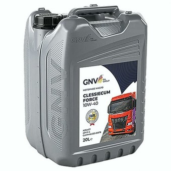 Моторное масло GNV Clessiecum Force, 10W-40, 20 л, синтетика