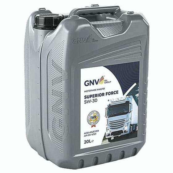 Моторное масло GNV Superior Force, 5W-30, 20 л, синтетика