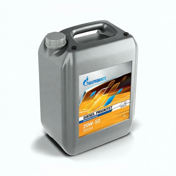 Грузовое масло Gazpromneft Diesel Prioritet, 20W-50, 20 л, минеральное