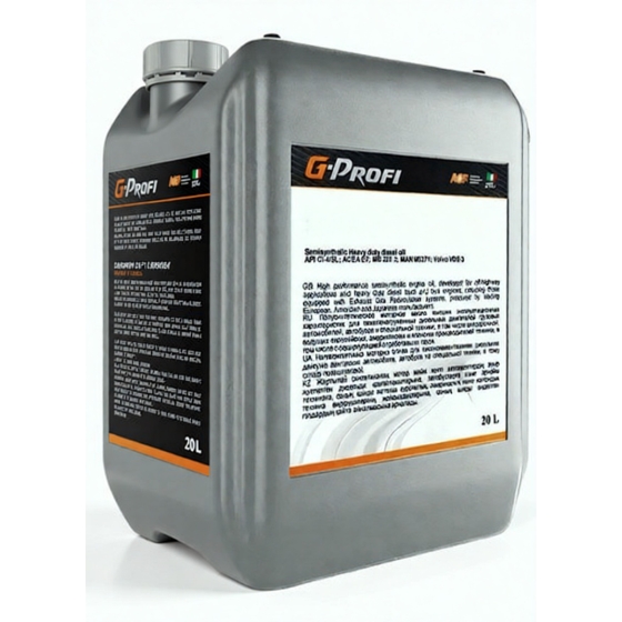 Грузовое масло G-Energy G-Profi CNG, 15W-40, 20 л, минеральное