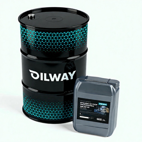 Моторное масло OilWay Dynamic Hi-Tech PAO JP, 0W-30, 180 кг, синтетика