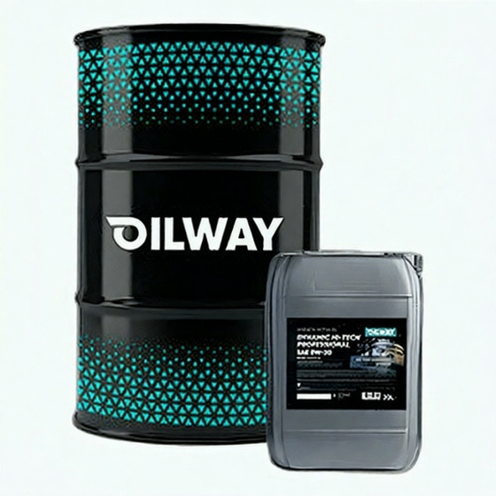 Моторное масло OilWay Dynamic Hi-Tech PAO JP, 0W-30, 180 кг, синтетика
