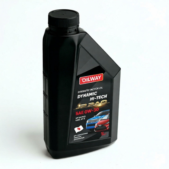 Моторное масло OilWay Dynamic Hi-Tech PAO JP, 0W-30, 4 л, синтетика
