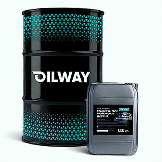 Моторное масло OilWay Dynamic Hi-Tech PAO, 5W-40, 180 кг, синтетика