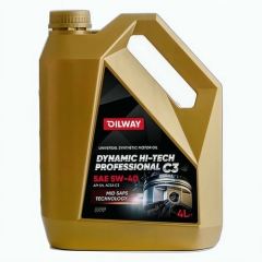 Моторное масло OilWay Dynamic Hi-Tech Professional C3, 5W-40, 4 л, синтетика