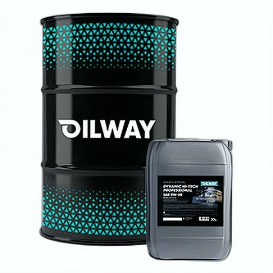 Моторное масло OilWay Dynamic Hi-Tech Professional, 0W-20, 20 л, синтетика