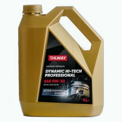 Моторное масло OilWay Dynamic Hi-Tech Professional, 0W-30, 4 л, синтетика