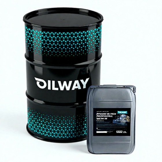 Моторное масло OilWay Dynamic Hi-Tech Professional, 0W-40, 180 кг, синтетика