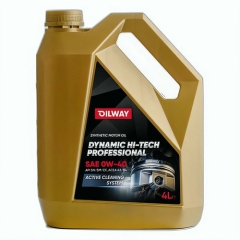 Моторное масло OilWay Dynamic Hi-Tech Professional, 0W-40, 4 л, синтетика