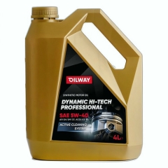 Моторное масло OilWay Dynamic Hi-Tech Professional, 5W-40, 4 л, синтетика