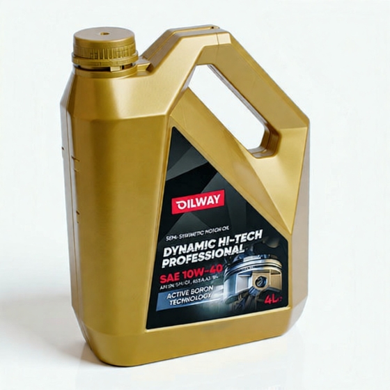 Моторное масло OilWay Dynamic Hi-Tech Professional, 10W-40, 4 л, полусинтетика