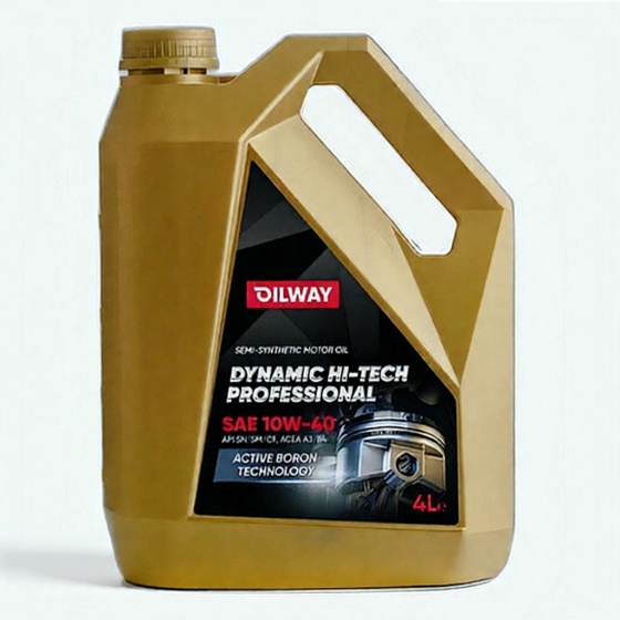 Моторное масло OilWay Dynamic Hi-Tech Professional, 10W-40, 4 л, полусинтетика