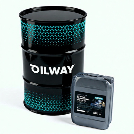 Моторное масло OilWay Dynamic Hi-Tech Max, 5W-30, 180 кг, синтетика