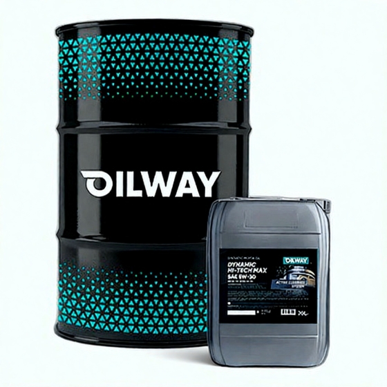 Моторное масло OilWay Dynamic Hi-Tech Max, 5W-30, 180 кг, синтетика