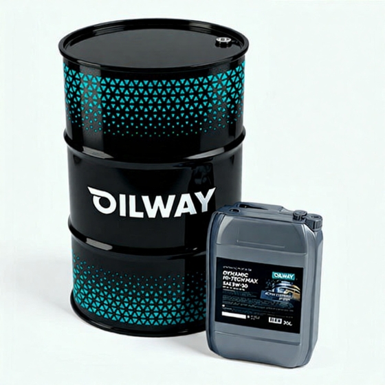 Моторное масло OilWay Dynamic Hi-Tech Max, 5W-30, 20 л, синтетика