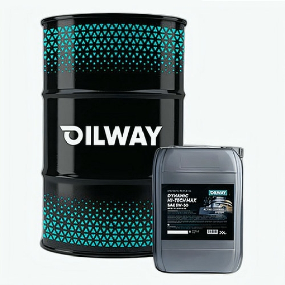 Моторное масло OilWay Dynamic Hi-Tech Max, 5W-30, 20 л, синтетика
