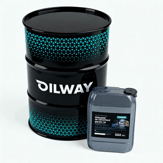 Моторное масло OilWay Dynamic Hi-Tech Max, 5W-40, 180 кг, синтетика