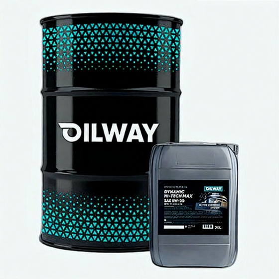 Моторное масло OilWay Dynamic Hi-Tech Max, 5W-40, 20 л, синтетика