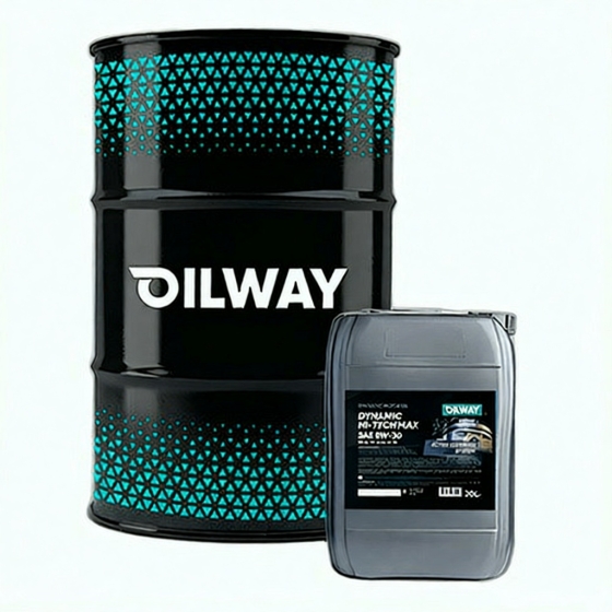 Моторное масло OilWay Dynamic Hi-Tech Max, 10W-40, 20 л, полусинтетика