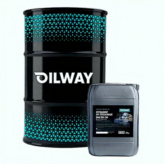 Моторное масло OilWay Dynamic Hi-Tech Long Life, 5W-40, 180 кг, полусинтетика