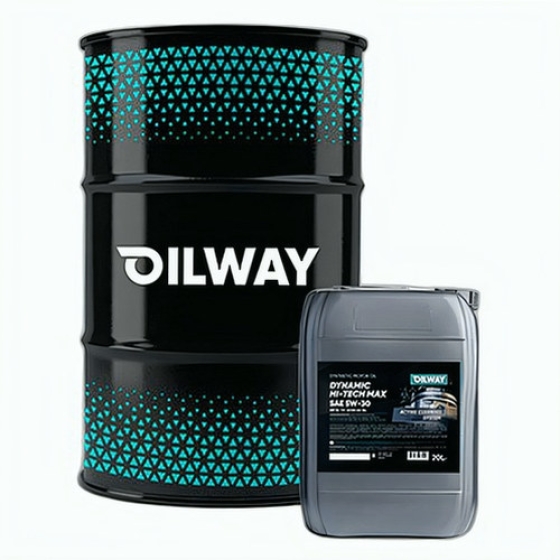 Моторное масло OilWay Dynamic Hi-Tech Long Life, 5W-40, 180 кг, полусинтетика