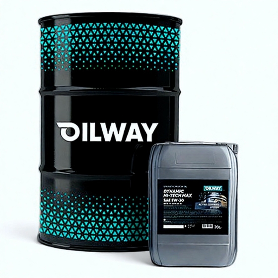 Моторное масло OilWay Dynamic Hi-Tech Long Life, 10W-40, 180 кг, полусинтетика