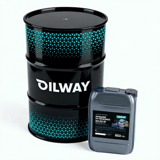Моторное масло OilWay Dynamic Hi-Tech Long Life, 10W-40, 20 л, полусинтетика