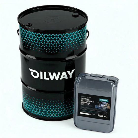 Моторное масло OilWay Dynamic Hi-Tech Long Life, 15W-40, 20 л, минеральное
