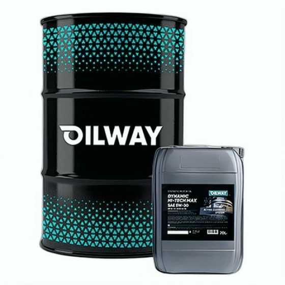 Моторное масло OilWay Dynamic Hi-Tech Long Life, 15W-40, 20 л, минеральное