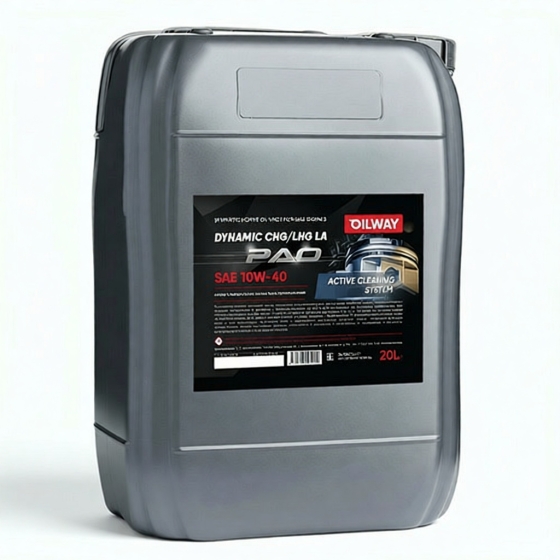 Моторное масло OilWay Dynamic CNG LA PAO, SAE 40, 20 л, синтетика