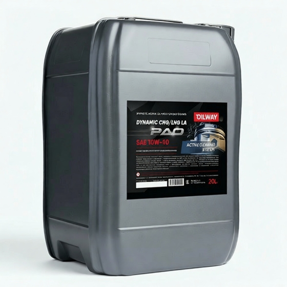 Моторное масло OilWay Dynamic CNG LA PAO, 10W-40, 20 л, синтетика
