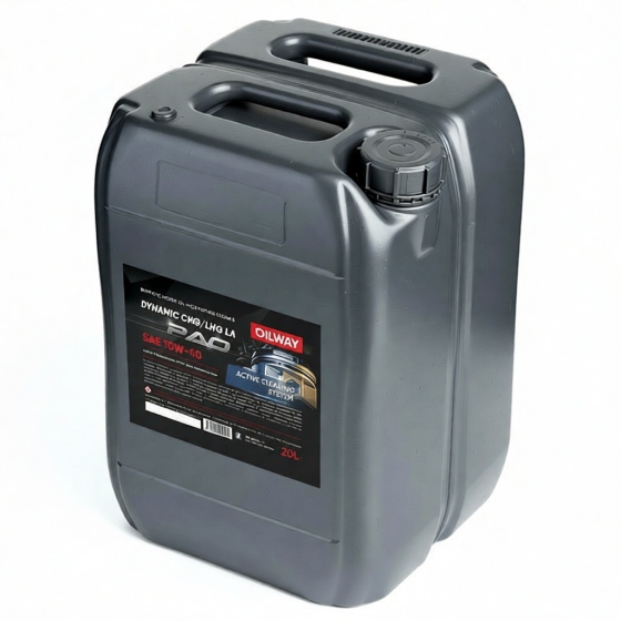 Моторное масло OilWay Dynamic CNG LA PAO, 15W-40, 20 л, синтетика