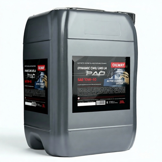 Моторное масло OilWay Dynamic CNG LA PAO, 15W-40, 20 л, синтетика