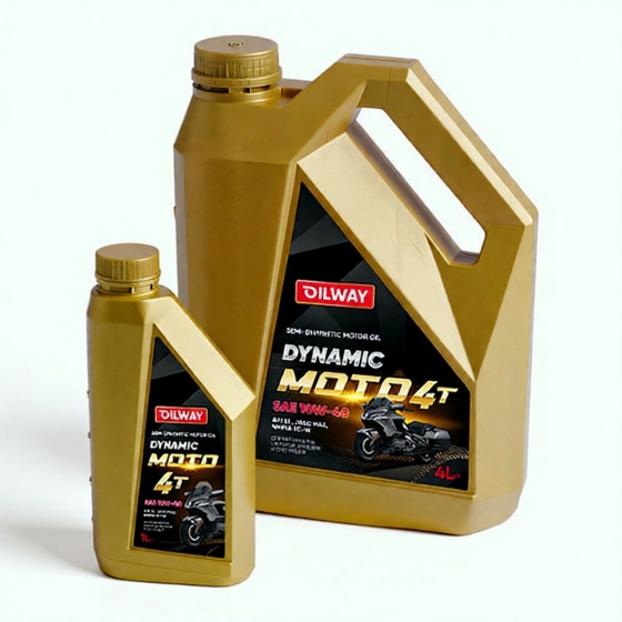 Моторное масло OilWay Dynamic Moto 4T, 10W-40, 20 л, полусинтетика