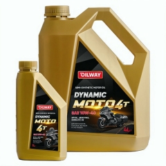Моторное масло OilWay Dynamic Moto 4T, 10W-40, 4 л, полусинтетика
