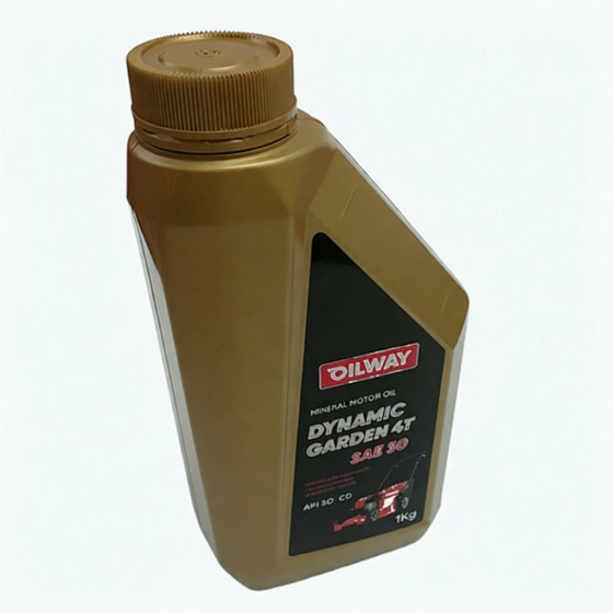 Моторное масло OilWay Dynamic Garden 4T, SAE 30, 4 л, минеральное