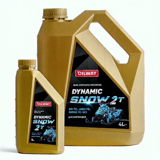 Моторное масло OilWay Dynamic Snow 2T, 20 л, полусинтетика
