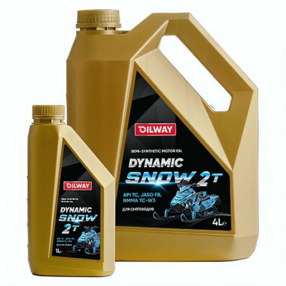 Моторное масло OilWay Dynamic Snow 2T, 20 л, полусинтетика
