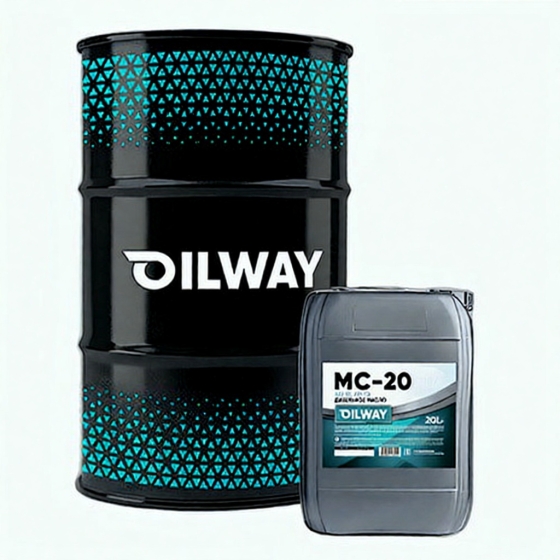 Грузовое масло OilWay МС20, SAE 50, 180 кг, минеральное