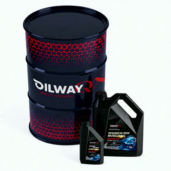 Моторное масло OilWay QX Dynamic Hi-Tech Racing, 5W-40, 180 кг, синтетика