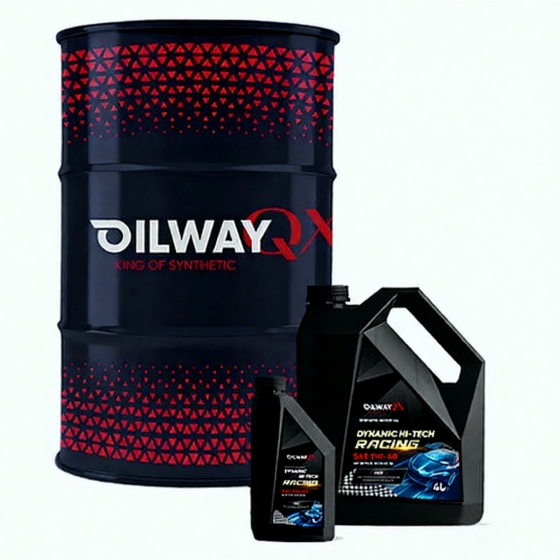 Моторное масло OilWay QX Dynamic Hi-Tech Racing, 5W-40, 180 кг, синтетика