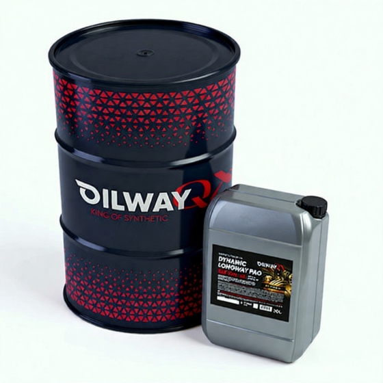 Грузовое масло OilWay QX Dynamic LongWay PAO, 5W-40, 180 кг, синтетика