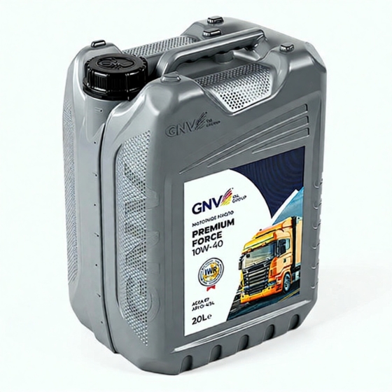 Моторное масло GNV Premium Force, 10W-40, 20 л, синтетика